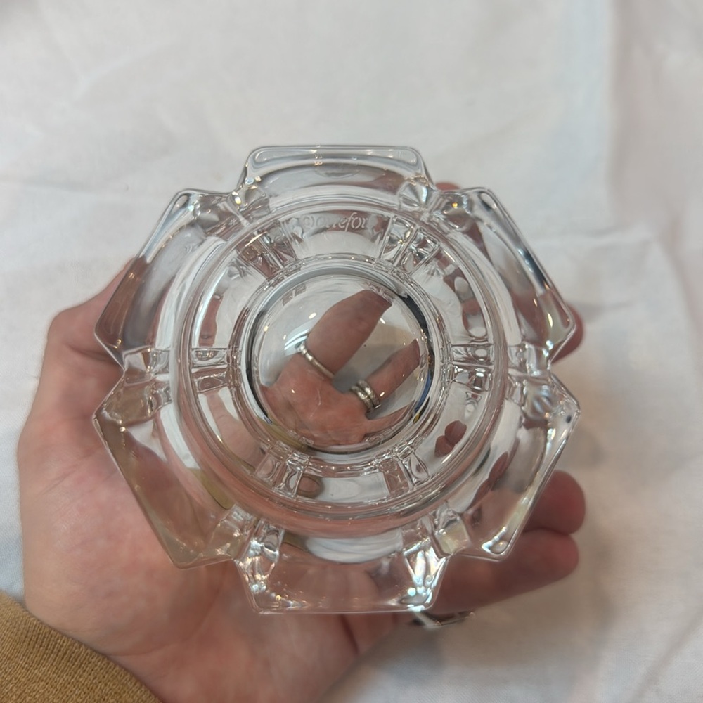 Orrefors Sweden CORONA Crystal Bowl Trinket Dish Candy Dish - Picture 5 of 5